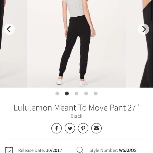Lululemon Meant To Move Pant 27" - Picture 7 of 11